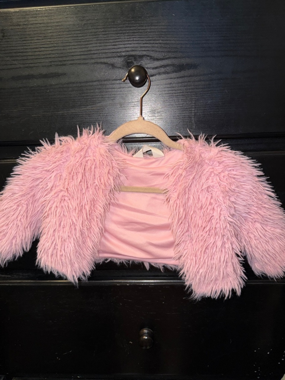 H&M Pink Faux Fur Kids Jacket